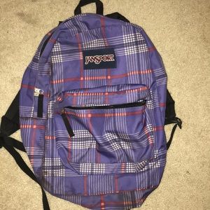 Purple Jansport Backpack